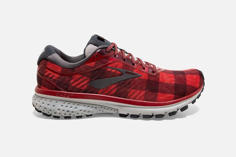 Brooks Womens Ghost 12 Road Running Shoes - Red (869543-LQW)